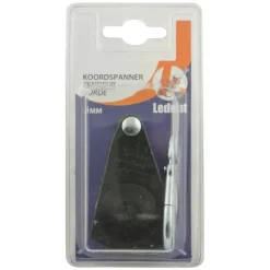 Ledent koordspanner met karabijnhaak zwart 6 mm