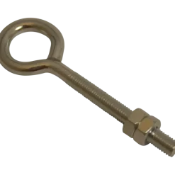 Ledent oogbout met moer verzinkt 10x80 mm 2 stuks