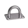 Ledent oog op plaat 50 mm