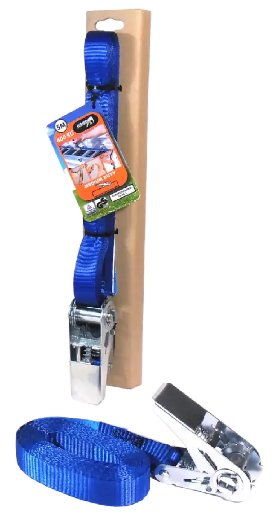 Aanhanger Accessoires > Jumbo Ledent spanband met ratel 5 m / max.560 kg