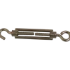 Ledent spanwartel haak/oog verzinkt 6 mm (2 stuks)