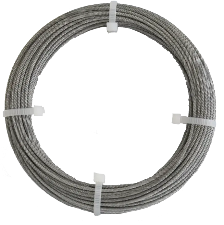 Ledent staaldraad grijs Ø4 mm / 10 m