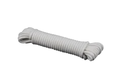 Ledent touw gevlochten naturel katoen 5 mm 10 m