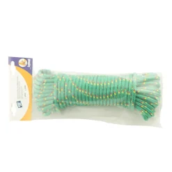 Ledent touw gevlochten pp groen/rood/geel Ø8 mm / 20 m