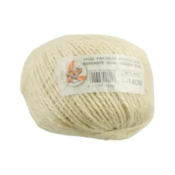 Ledent touw sisal S2 wit Ø3 mm / 140 m