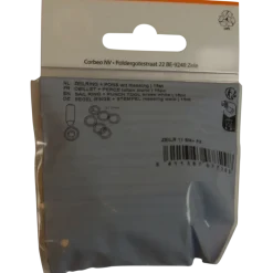 Ledent zeilringset messing 11 mm 15 stuks