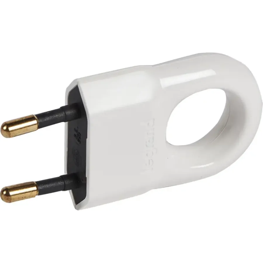 Stekkers > Legrand Eurostekker met Trekoog Wit