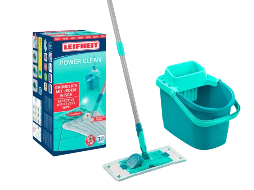 Leifheit Power Clean Micro Duo dweil M compleet 33 cm
