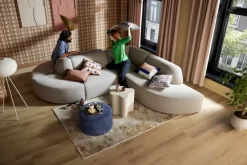Le Noir & Blanc click PVC Madero naturel eiken houtlook incl. geïntegreerde ondervloer