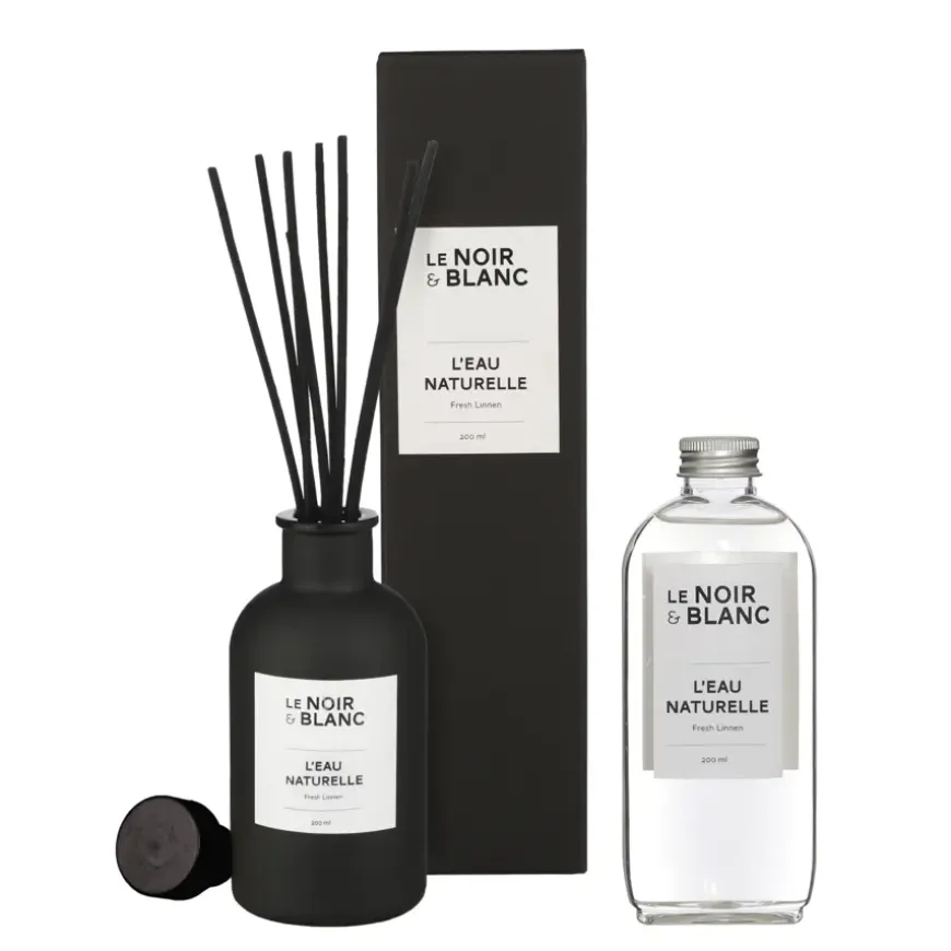 Le Noir & Blanc geurstokjes L'eau Naturelle 200ml