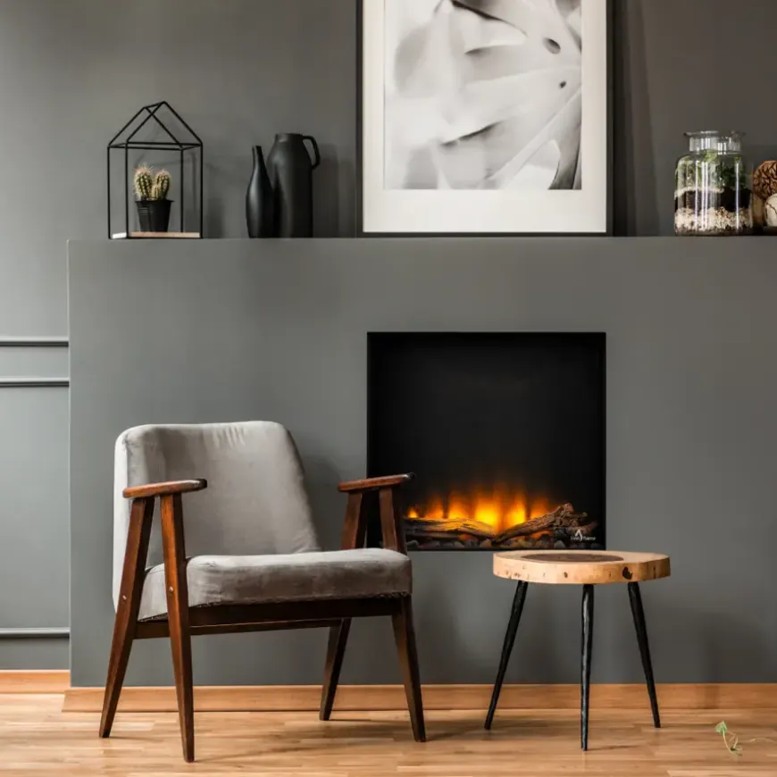 Livin Flame elektrische inbouwhaard Fey