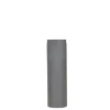Livn Kachelpijp enkelwandig recht antraciet 500x150 mm