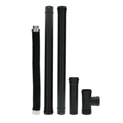 Livn Pelletkachel Aansluitset Compleet Ø80 mm