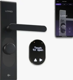 Elektronische Beveiliging|Schuiven & Grendels > LOQED Touch Edition Slim deurslot - zwart