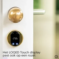 Elektronische Beveiliging|Schuiven & Grendels > LOQED Touch Edition Slim deurslot