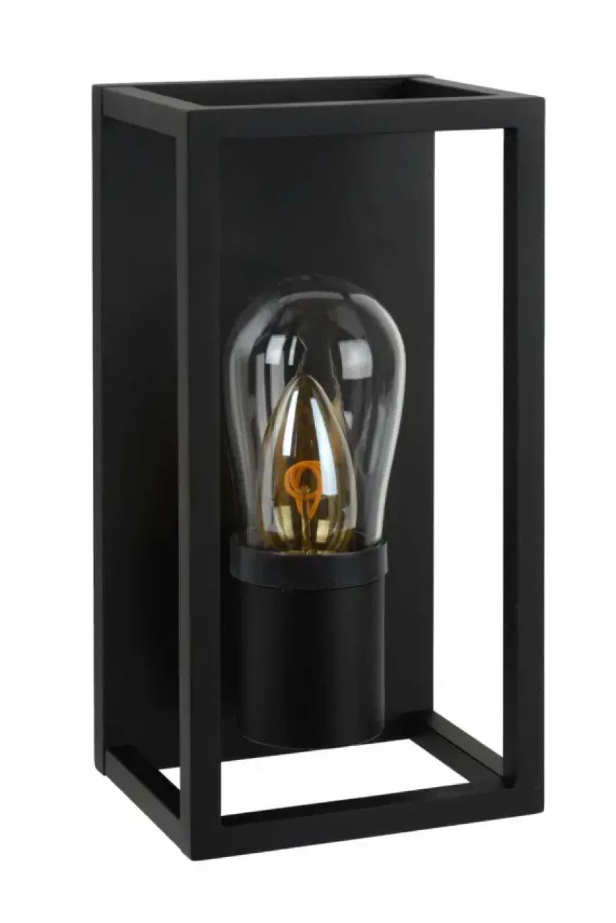 Lucide badkamer wandlamp Carlyn zwart