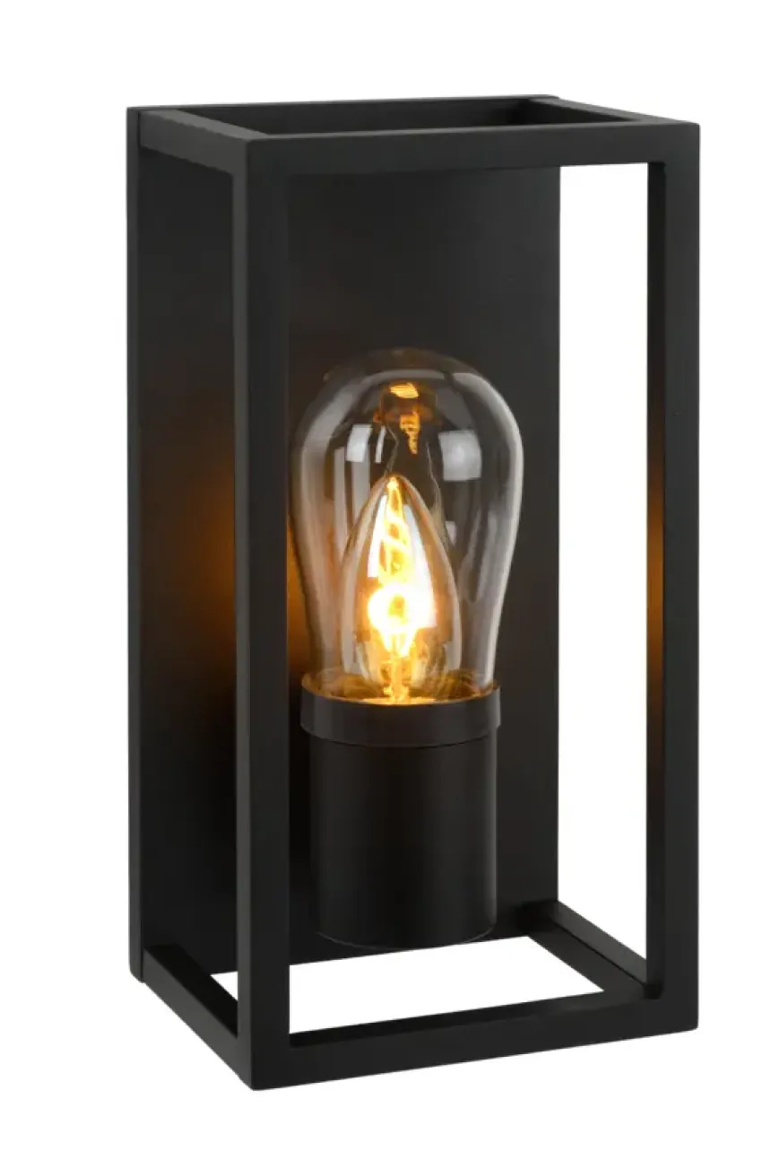 Lucide badkamer wandlamp Carlyn zwart
