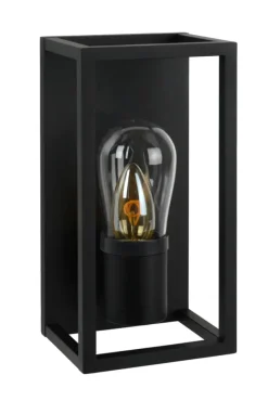Lucide badkamer wandlamp Carlyn zwart