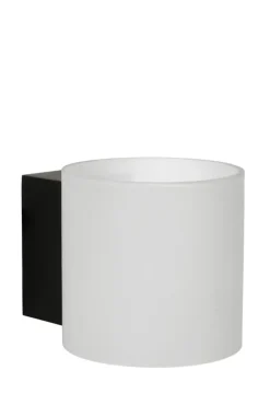 Lucide badkamer wandlamp Jelte IP44 zwart