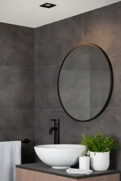 Lucide Ziva Inbouwspot Badkamer zwart