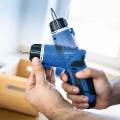 Accuboormachines|Boormachines > LUX accuschroevendraaier 3.6 volt met draaibaar handvat