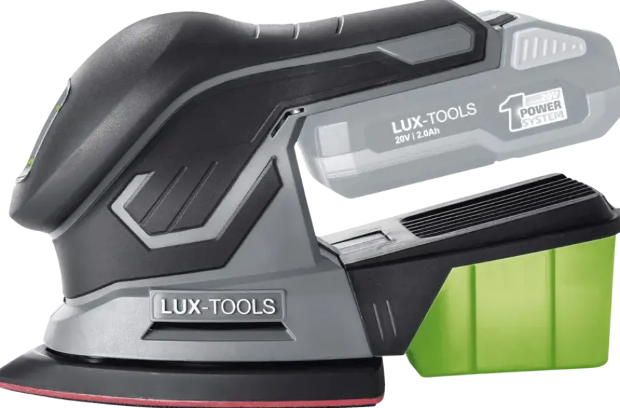Accu Schuurmachine|Schuurmachines > LUX 20V accu handpalmschuurmachine (zonder accu)