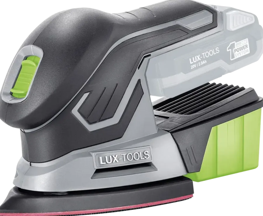 Accu Schuurmachine|Schuurmachines > LUX 20V accu handpalmschuurmachine (zonder accu)