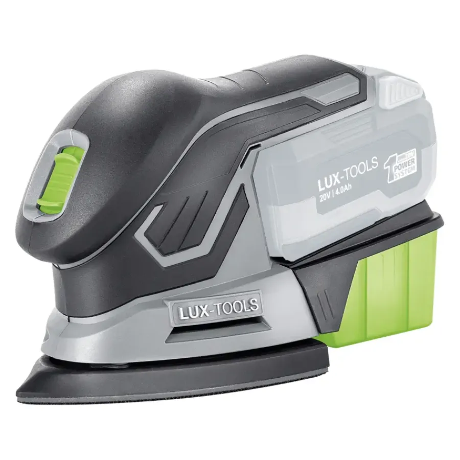 Accu Schuurmachine|Schuurmachines > LUX 20V accu handpalmschuurmachine (zonder accu)