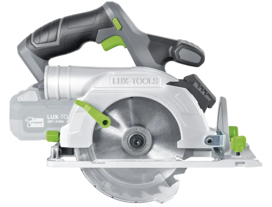 Accu Cirkelzaag|Zaagmachines & -tafels > LUX 20V cirkelzaag 48 mm (zonder Accu)