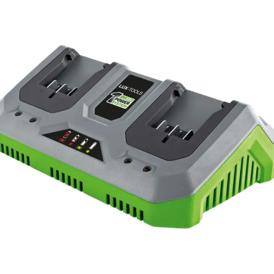 Overige Elektrisch Gereedschap Accessoires > LUX 20V dubbele acculader