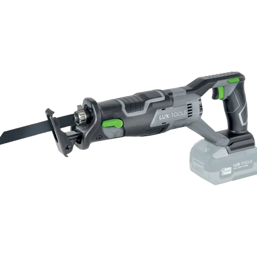 Accu Reciprozaag|Zaagmachines & -tafels > LUX 20V reciprozaag (zonder accu)