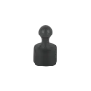 Magneet pion Neodym zwart 12x20mm 4 stuks