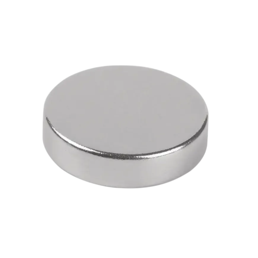 Magneetschijf Neodymium zilver 12x3mm 6 stuks