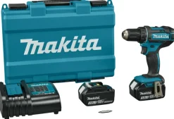 Accuboormachines|Boormachines > Makita accuboormachine DDF482SFE + 2 accu's 3.0Ah en snellader