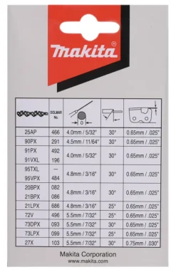 Elektrisch Tuingereedschap Accessoires > Makita ketting 35 cm 191H11-5