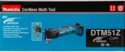 Multitools > Makita 18V LXT multitool DTM51Z (zonder accu)