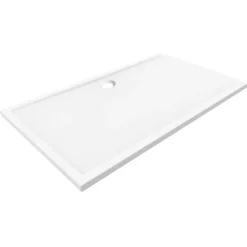 Marho douchebak rechthoek glanzend wit 160 x 90 x 4 cm