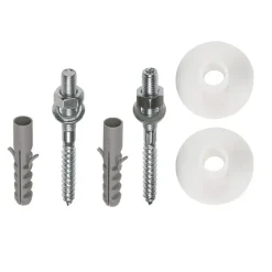 Marho fonteinset compleet rechts Ondine S mini wit + geborsteld messing