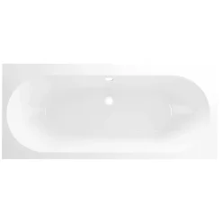 Marho Harboro inbouw duo ligbad glanzend wit 180 x 80 x 49 cm