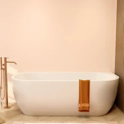 Marho Liora half vrijstaand ligbad glanzend wit 170 x 75 cm