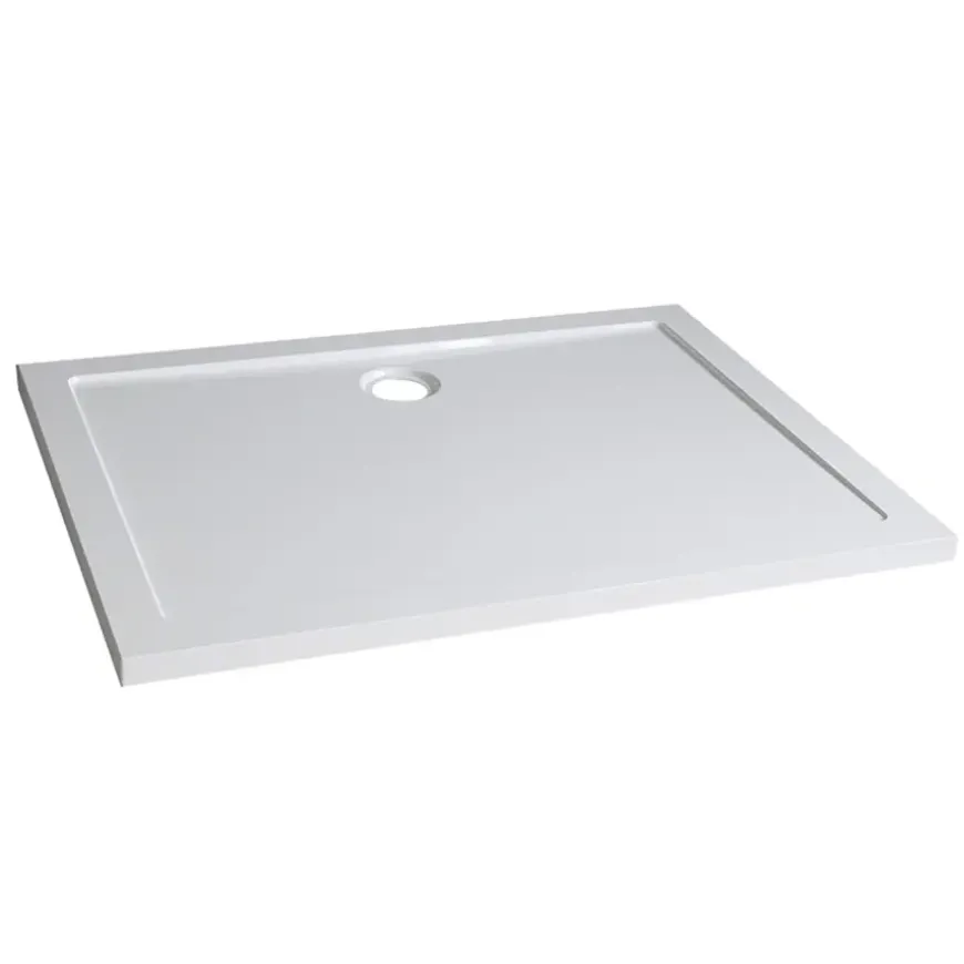 Marho Luxe douchebak rechthoek glanzend wit 120 x 90 x 4 cm