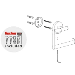 Marho Luxor toiletrolhouder brons koper