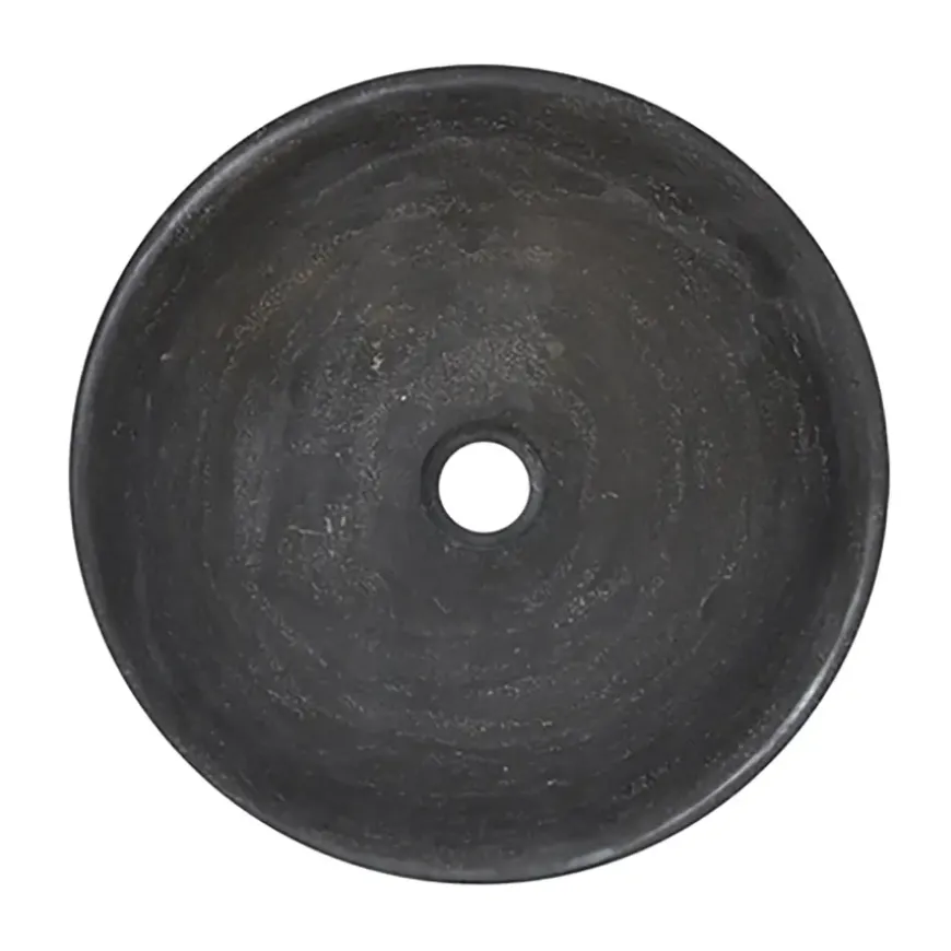 Marho Nudo waskom rond 40 x 14 cm hardsteen gezoet