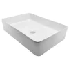 Marho Qira opzetwastafel 35 x 50 x 12 cm keramiek glans wit