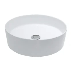 Marho Qira waskom rond 40 x 12 cm keramiek mat wit
