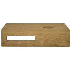 Werkbladen > Marho Tarn wastafelblad toilet rechts 40 x 21 x 10 cm massief hout