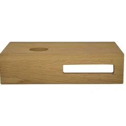 Werkbladen > Marho Tarn wastafelblad toilet links 40 x 21 x 10 cm massief hout