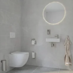 Marho Toiletborstelhouder Luxor geborsteld RVS