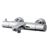 Marho Valdra thermostatische badmengkraan chroom