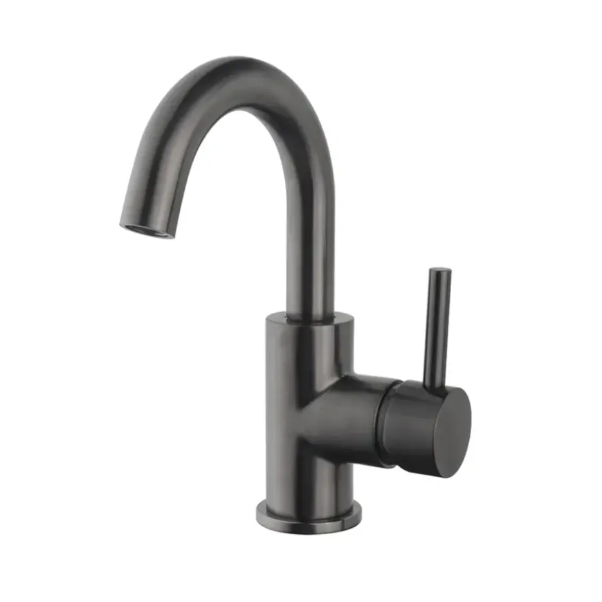 Marho Valdra wastafelkraan met draaibare uitloop gunmetal